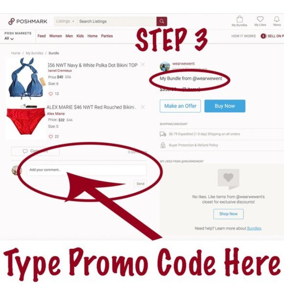 👙 SWIM SALE - BOGO Bikini, One-Piece, Top, Bottom - Picture 4 of 4